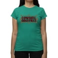 thumbnail image 1 of Cowgirl Christmas Plaid Tee T-shirt Women's, 1 of 1