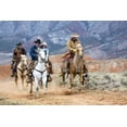 thumbnail image 1 of Cowgirl  Cowboy at Full Gallop, Figurative World Culture Unframed Photographic Print Wall Art by Terry Eggers Sold by ArtCom, 1 of 4