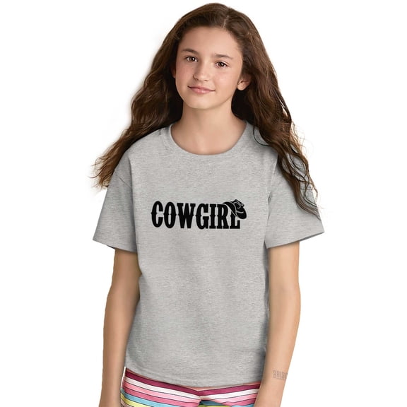 Cowgirl Cute Southern Honky Tonk Girls Kids T Shirt Tees Teen Brisco Brands M