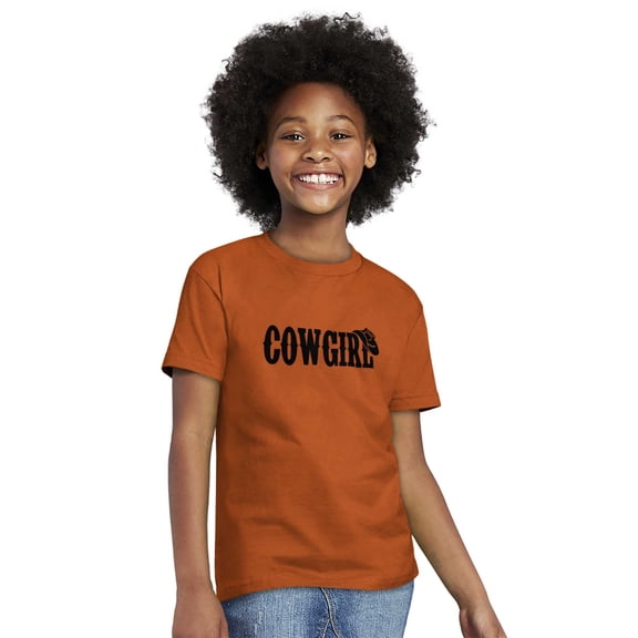 Cowgirl Cute Southern Honky Tonk Girls Kids T Shirt Tees Teen Brisco Brands S