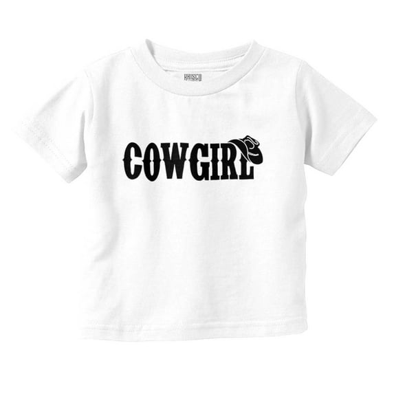 Cowgirl Cute Southern Honky Tonk Youth T Shirt Tee Girls Infant Toddler Brisco Brands 12M