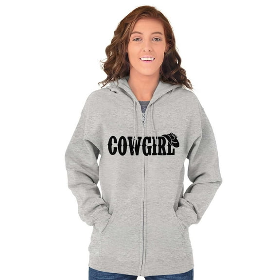 Country Cutie Southern Cowgirl Zip Hoodie Sweatshirt Women Brisco Brands S