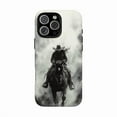 thumbnail image 1 of Cowgirl Dust Storm iPhone Case Western Desert Landscape with iPhone 17 to 11 Pro Max, 1 of 2