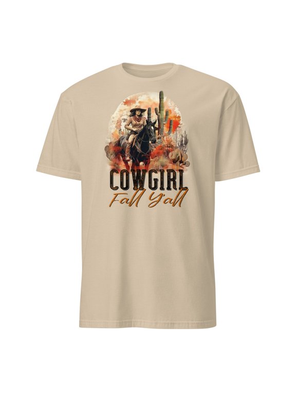 Cowgirl Fall Yall Graphic T-Shirt