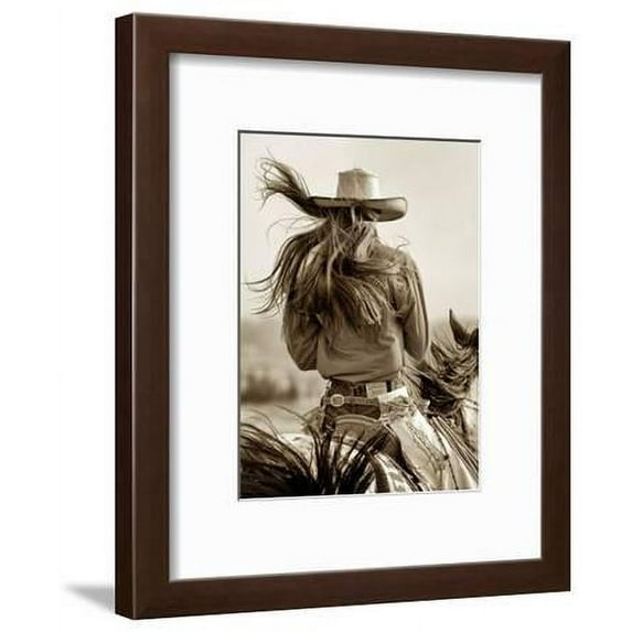 Cowgirl, Figurative Framed Art Print Wall Art by Lisa Dearing Sold by Art.Com