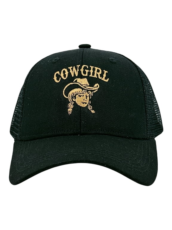Cowgirl Hat Funny Sarcastic Western Graphic Novelty Cap