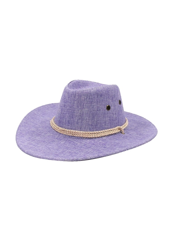 Cowgirl Hat Vintage Cowboy Hat Cute Sun Hat Country Hats For Men Rancher Hat Wide Brim Fedoras Hat Retro Western Hat Western Accessories Cowgirl Outfits Beach Hats