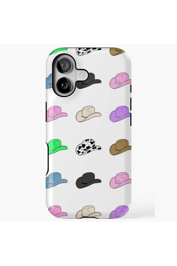 Cowgirl Hats Cute Retro Western Cartoon Illustration for 11 12 13 14 15 17 Pro Max