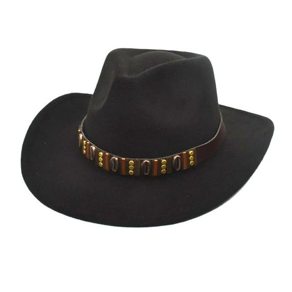 Cowgirl Hats Women Black Cowboy Hat Straw Cowboy Hats Womens Hats Fashion M
