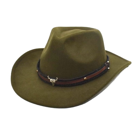 Cowgirl Hats Women Green Cowboy Hat Womens Sun Hat Fun Hats One Size