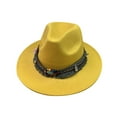 thumbnail image 1 of Men Cowboy Hat Red Hat Leather Hat for Men Summer Cowboy Hats for Men M, 1 of 5