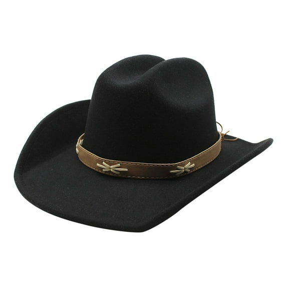 Cowgirl Hats Women Women Classic Hat Black Hats Western Fashion One Size