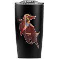 thumbnail image 1 of Cowgirl Pinup Riding Bucking Bull Rodeo Stainless Steel 20 oz Travel Tumbler, Vacuum Insulated & Double Wall with Leakproof Sliding Lid | Great for Coffee/Hot Drinks and Cold Beverages, 1 of 6