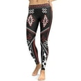 thumbnail image 1 of Cowgirl Red & Black Leggings Size: XS for Women | FIERCEPULSE, 1 of 1