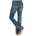 thumbnail image 1 of Cowgirl Tuff Western Denim Jeans Womens 35 Short Med Wash DFMIH0, 1 of 5