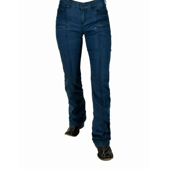 Cowgirl Tuff Western Jeans Womens Ultra breathe 31 Short Dark JDKULB