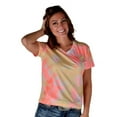 thumbnail image 1 of Cowgirl Tuff Western Shirt Womens S/S Sherbert XL Multi-Color 100879, 1 of 2