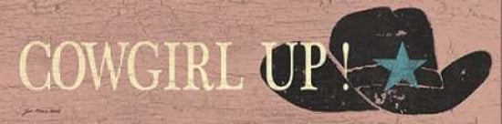 Cowgirl Up Canvas Art - Jo Moulton (8 x 24)