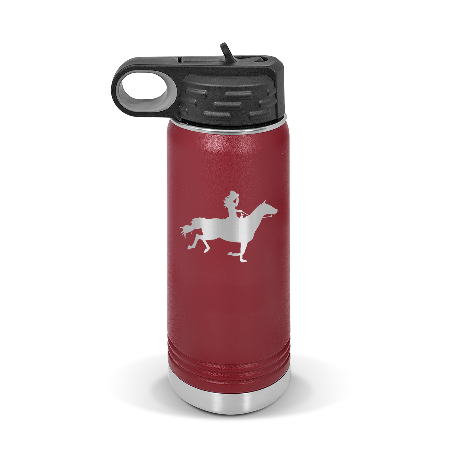 Insulated Water Bottle - Blue Cowgirl main image 1