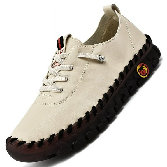 Cowgirl soft bottom mother shoes women real leather not tired feet spring and summer flat single shoes casual shoes women