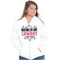 thumbnail image 1 of Cowgirls Dont Cry Pretty Southern Zip Hoodie Sweatshirt Women Brisco Brands S, 1 of 5