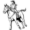 thumbnail image 1 of Cowgirls Picture Art - Girls Bed Room - Peel & Stick Sticker - Vinyl Wall Decal 20x20, 1 of 2