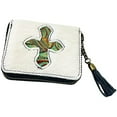 thumbnail image 1 of Cowhair Leather Western Wallet Coin Purse, 1 of 11