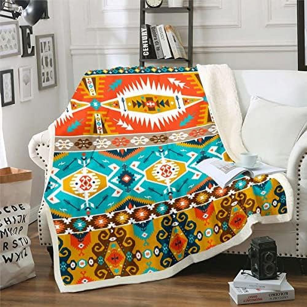 Cowhide Blanket Western Throw Blanket 90"x90" Black and White Highland