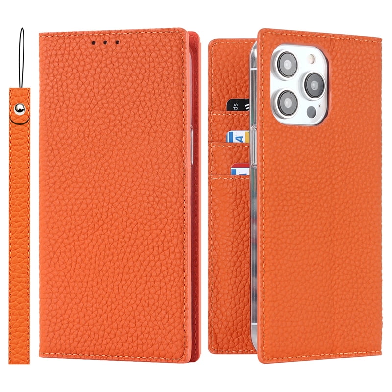 Cowhide Genuine Real Leather Case for iPhone 15 Pro Max 13 11 12 14 Pro MAX 15 Plus XS XR X Flip
