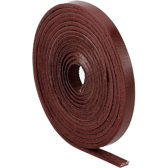 Cowhide Leather String Full Grain Buffalo Leather Strips 2mm Thick Leather Strap Braiding Thread Rope Flat Leather Cord