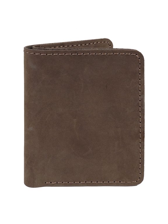 Cowhide Leather Wallet For Men Vertical Wallet Passcase Extra Capacity Easy Access Ladder Card Slots Luxury Handmade Premium Large Capacity Gift For Men