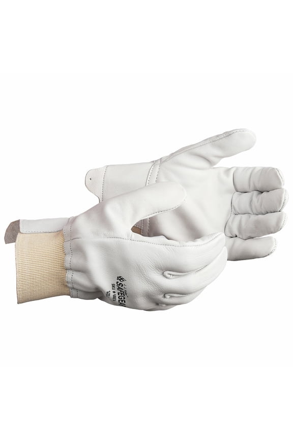 Cowhide Leather Work Gloves, Rigger Glove, Wing Thumb, Large, SAFEGEAR