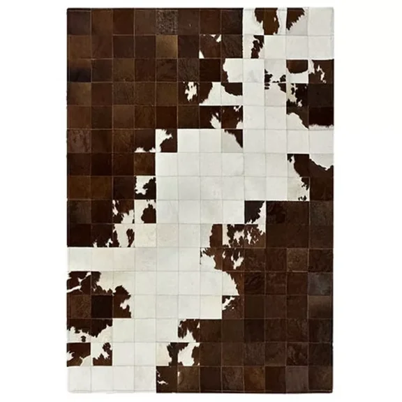 Cowhide Patchwork Rug Area Rugs BedRoom Hallway Living Room Handmade MBM Carpet Home Decor Cow Skin Rug Multi Color Export Quality