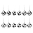 thumbnail image 1 of Cowhide Print Christmas Ornaments Set, 12 Pcs 2.36" Western Cow Print Hanging Balls for Xmas Tree, Rustic Country Holiday Decorations, Shatterproof DIY Craft Supplies for Home Party Displays, 1 of 8