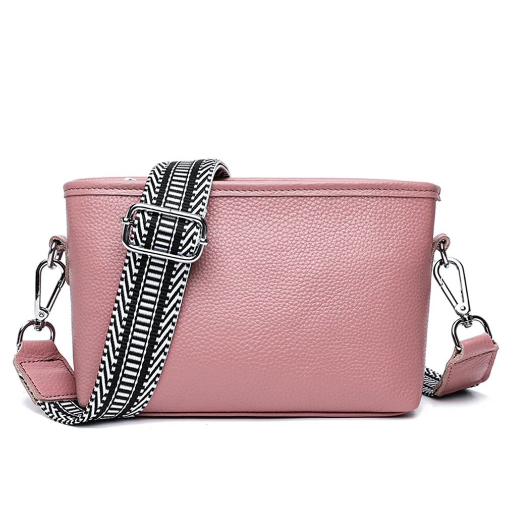 Cowhide shoulder bag boho crossbody bag small leather purse for work