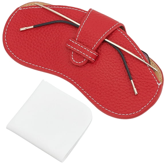 Cowhide Slim Glasses Case Genuine Leather Sunglasses Case Bag Portable Travel Eyeglass Spectacle Holder Pouch Ligh