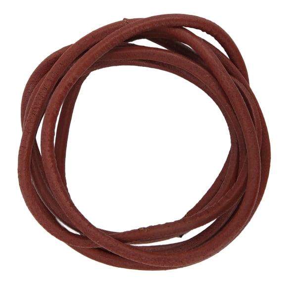 Cowhide Treadle Sewing Machine Belt with Hook, 72 Inch Trim-to-Fit Replacement for Vintage Pedal Machines