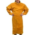Cowhide Welding Reverse Wear Work Clothes High Collar Long Sleeve Flame