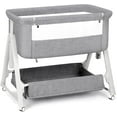 Cowiewie Safe Infant Bed, Portable Newborn with Wheels
