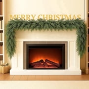 Cowin 6 ft Artificial Norfolk Pine Garland,Real Touch Christmas Greenery Garland Suitable for Table