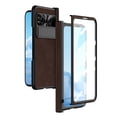 thumbnail image 1 of Cowithday All-inclusive Cover Case for Google Pixel Fold 5G 2023, Wireless Charging Camera Lens Protector Screen Protector Magnetic Hinge Protection Drop-Proof Shockproof Kickstand Case, Coffee, 1 of 7