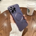 thumbnail image 1 of Cowithday Borderless Case for iPhone 13 Pro Max, [Compatible with MagSafe] Ultra-Thin Lightweight Frameless Magnetic Shockproof Non Slip Hard PC Phone Cover for iPhone 13 Pro Max 6.7" (2021), Purple, 1 of 7