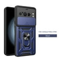 thumbnail image 1 of Cowithday Case for Google Pixel 8 Pro 5G, Pixel 8 Pro Phone Case with Slide Camera Cover, Kickstand Heavy Duty Rugged Shockproof Military Grade Protective Cover for Google Pixel 8 Pro 5G 6.7", Blue, 1 of 10