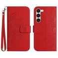 thumbnail image 1 of Cowithday Flip Wallet Cover Case for Samsung Galaxy S23 FE 5G Phone, S23 FE TPU Case, PU Leather Embossed Sunflower Shockproof Kickstand Slim Magnetic Case for Samsung S23 FE 5G 6.4 inch, Red, 1 of 8