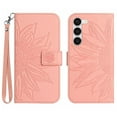 thumbnail image 1 of Cowithday Flip Wallet Cover Case for Samsung Galaxy S23 FE 5G Phone, S23 FE TPU Case, PU Leather Embossed Sunflower Shockproof Kickstand Slim Magnetic Case for Samsung S23 FE 5G 6.4 inch, Pink, 1 of 8
