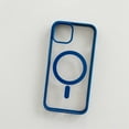thumbnail image 1 of Cowithday Frosted Magnetic Case for iPhone 14 Pro Compatible with MagSafe Wireless Charging Anti-Scratch Non Yellowing Transparent Acrylic Back Soft TPU Frame Case Cover for iPhone 14 Pro 6.1"Darkblue, 1 of 6