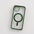 thumbnail image 1 of Cowithday Frosted Magnetic Case for iPhone 14 Pro Compatible with MagSafe Wireless Charging Anti-Scratch Non Yellowing Transparent Acrylic Back Soft TPU Frame Case Cover for iPhone 14 Pro 6.1Darkgreen, 1 of 5