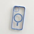 thumbnail image 1 of Cowithday Frosted Magnetic Case for iPhone 14 Pro Max Compatible with MagSafe Wireless Charging Non Yellowing Transparent Acrylic Back Soft TPU Frame Case Cover for iPhone 14 Pro Max 6.7", Lightpurple, 1 of 8