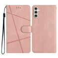 thumbnail image 1 of Cowithday Galaxy A35 Flip Wallet Phone Case, PU Leather Kickstand Wrist Strap Card Holders Photo Slots Shockproof TPU Inner Shell Magnetic Solid Color Case Cover for Samsung Galaxy A35 6.6", Rosegold, 1 of 10