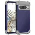 thumbnail image 1 of Cowithday for Google Pixel 7 Pro 5G Case with Screen Protector, Dual Layer Heavy Duty Tough Rugged Shockproof Drop Protection Corner Protection Hybrid Phone Case for Google Pixel 7 Pro 6.7", Darkblue, 1 of 7